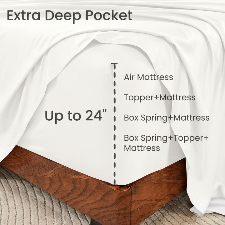 300 Thread Luxury Bamboo Sheets Set - GOKOTTA