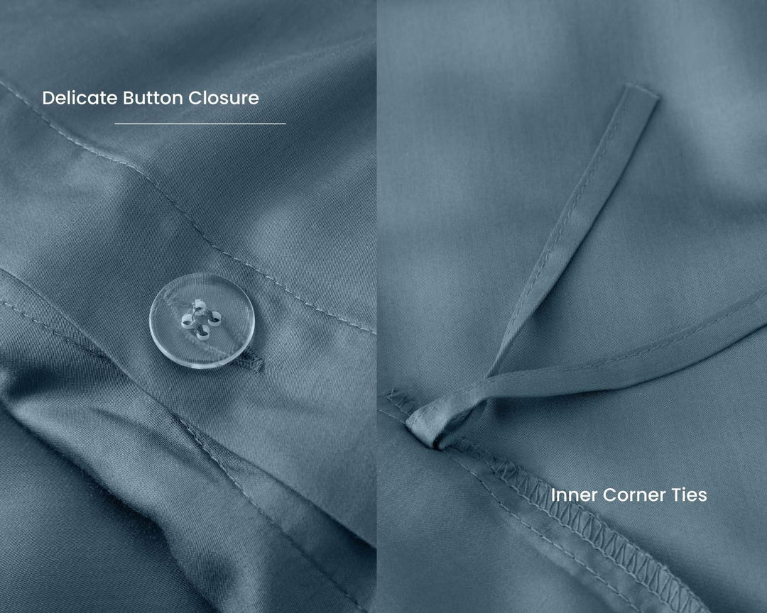 Bamboo Duvet Cover Set - Grey - GOKOTTA