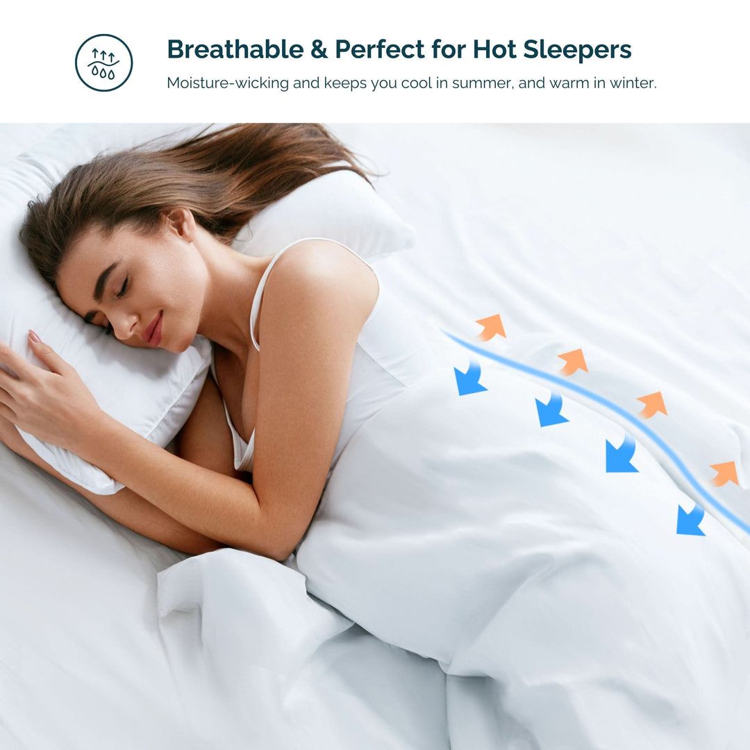Cooling Bamboo Fitted Sheet Only - GOKOTTA