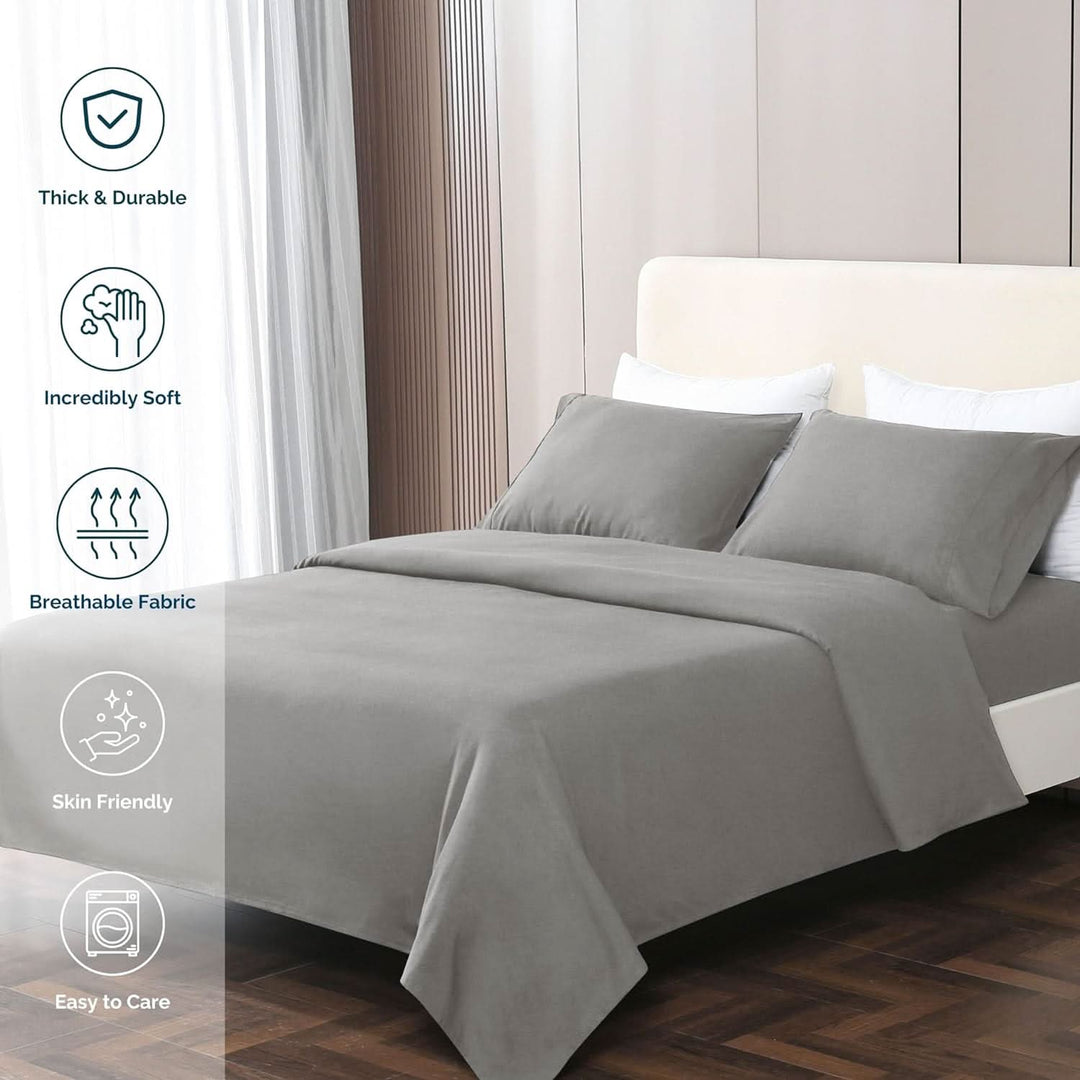 Ultra Soft Brushed Microfiber Bed Sheets Set - GOKOTTA