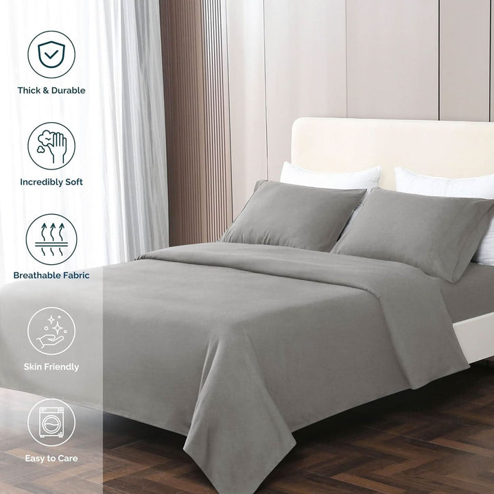Ultra Soft Brushed Microfiber Bed Sheets Set - GOKOTTA