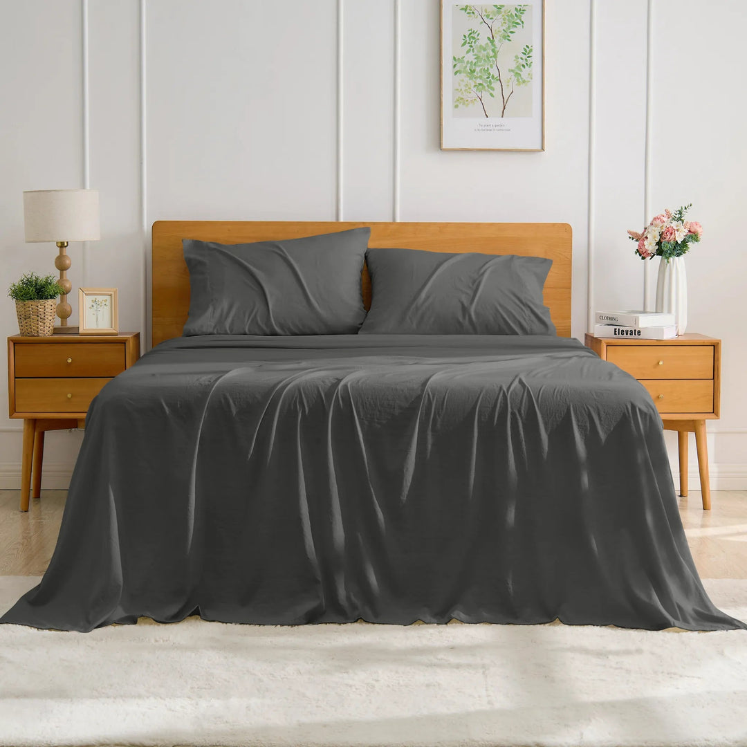 Ultra Soft Brushed Microfiber Bed Sheets Set - GOKOTTA