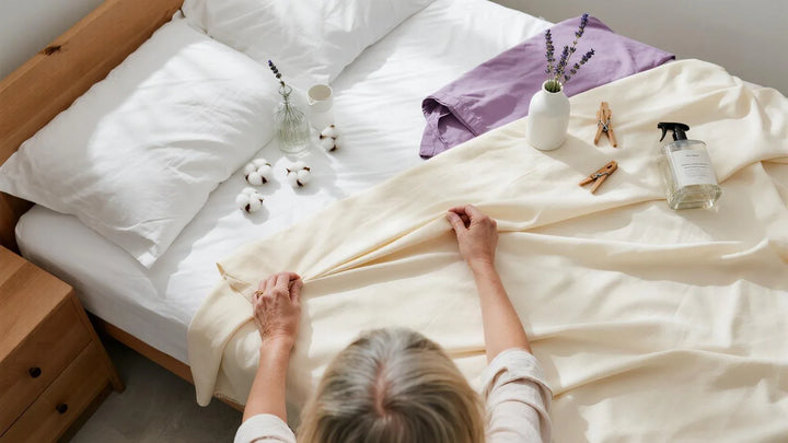 The Wrinkle-Free Myth: How to Actually Care for Bamboo Sheets During Menopause