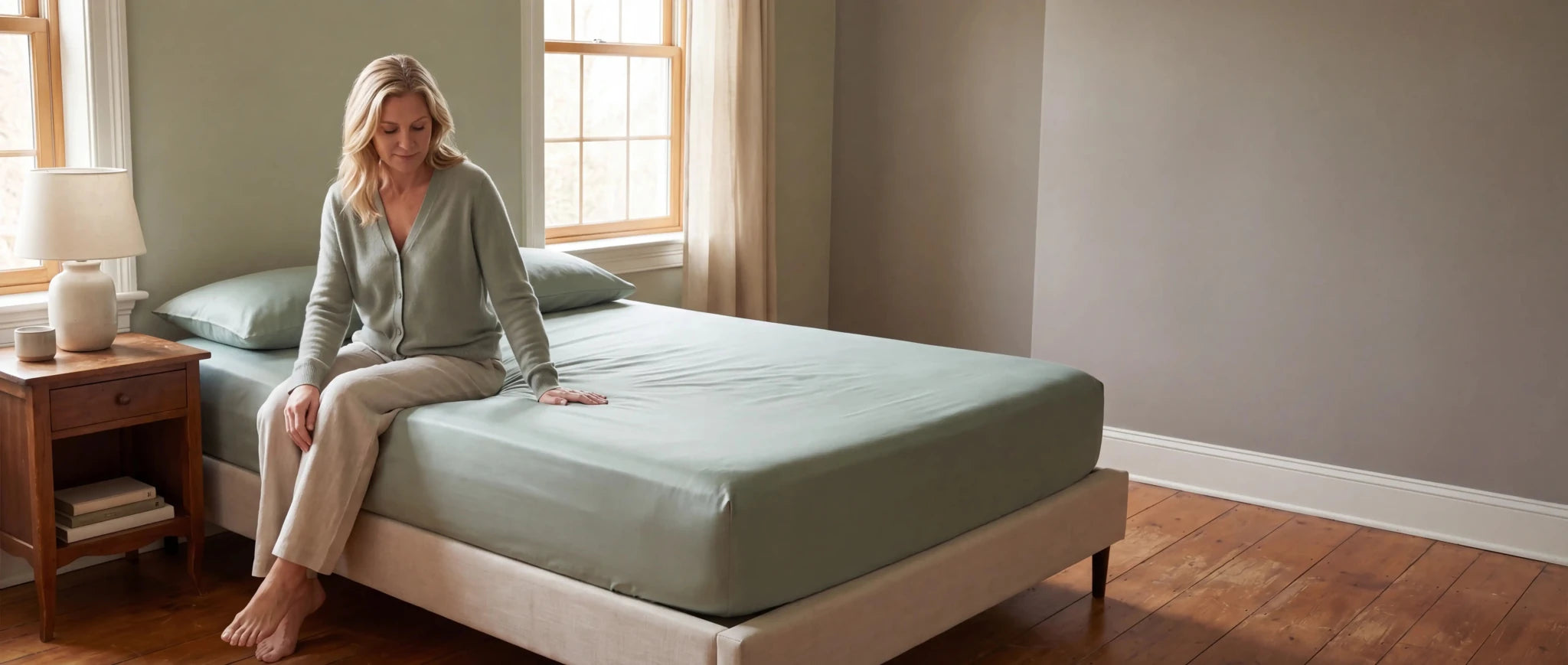 Best Bamboo Fitted Sheet Only for Hot Sleepers - GOKOTTA