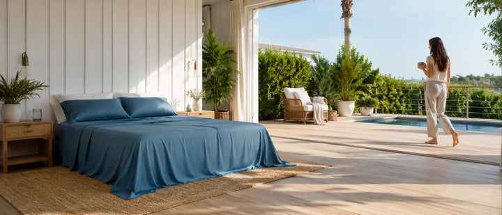 Still Sleeping Hot Under Just a Top Sheet? Your Sheet Set May Be the Problem