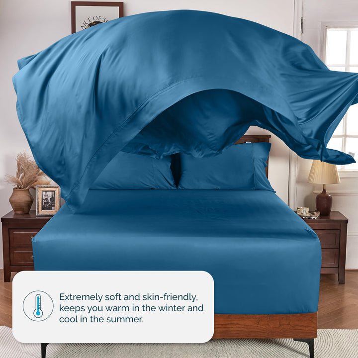Cómo la ropa de cama de bambú ayuda a regular la temperatura para un mejor sueño nocturno