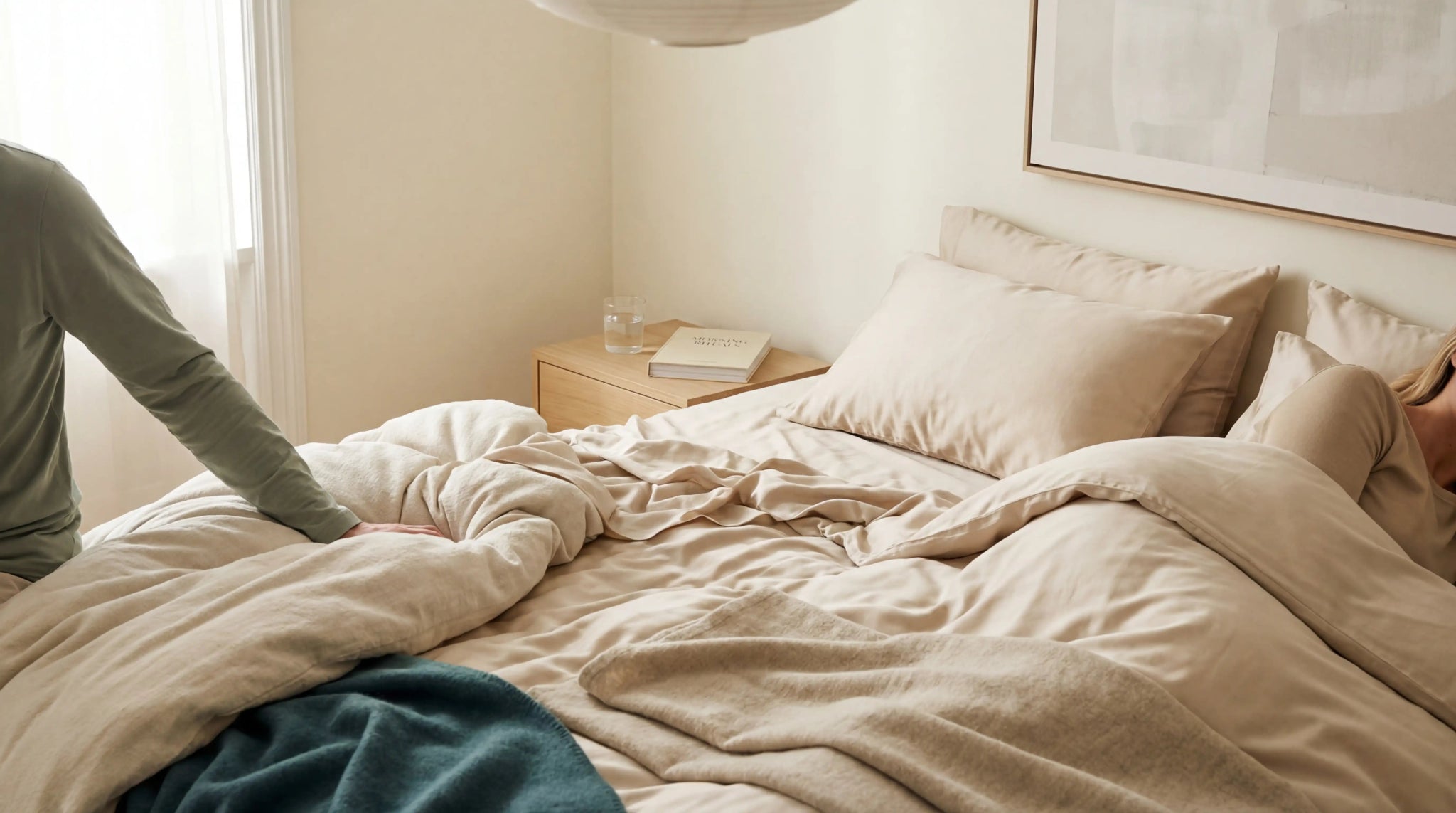 Sleeping With a “Furnace”? 430TC Bamboo Sheets for Couples - GOKOTTA