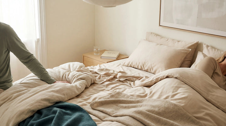 Sleeping With a “Furnace”? 430TC Bamboo Sheets for Couples