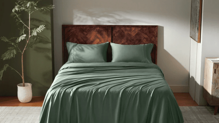 Why Everyone's Obsessing Over Quietude Green Bamboo Bedding