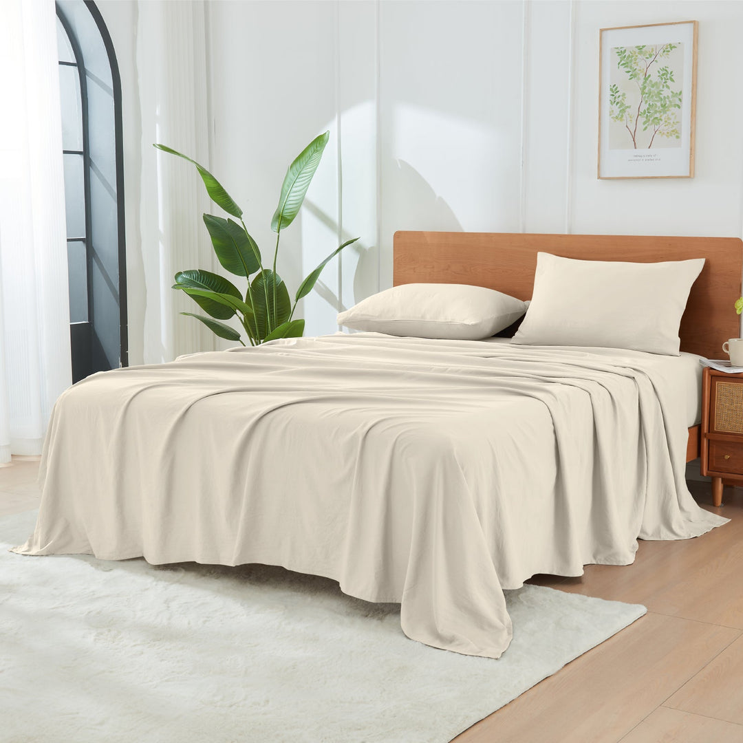 Light Beige Bedding Collection