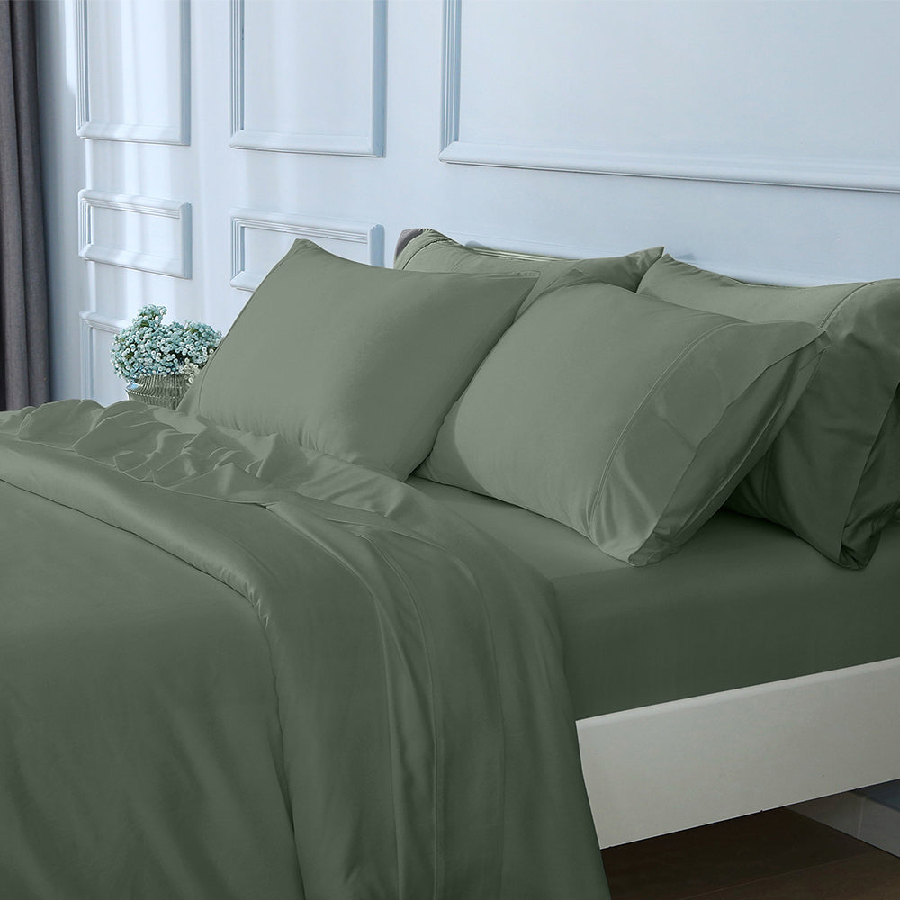 GOKOTTA Bamboo Sheet Set - BreezeComfort, Green