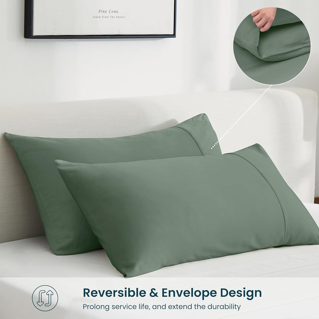 Enjoy the versatile style of reversible envelope pillowcases, more durable and have a long lifetime. 