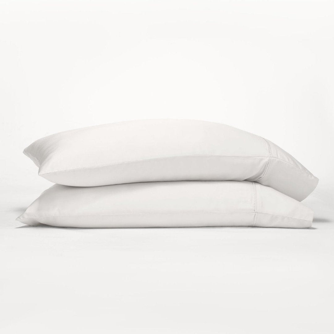 Bright White Bamboo Pillowcases by GOKOTTA - Image 1