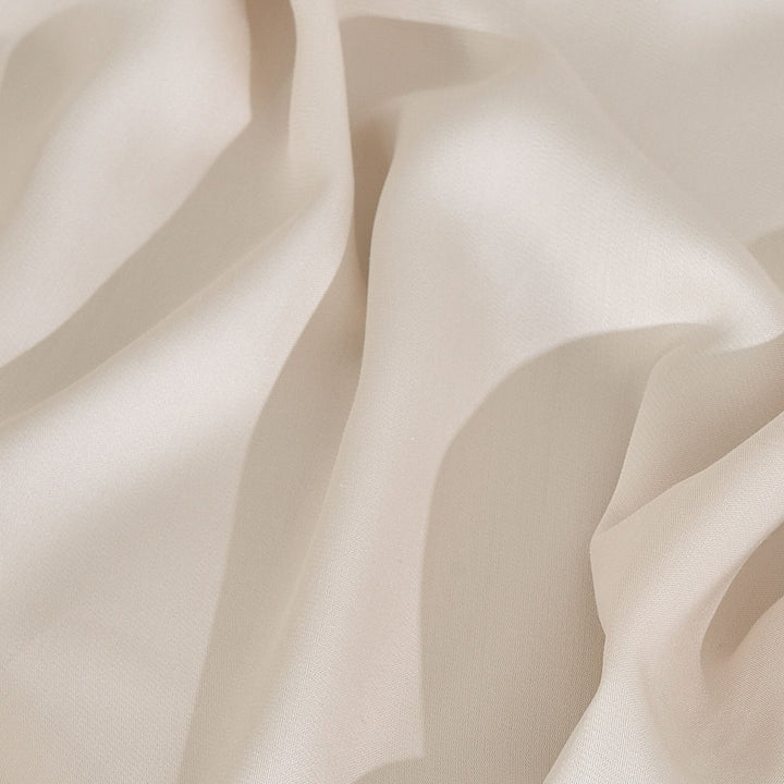 GOKOTTA Bamboo Rayon Duvet Cover Set in Light Beige - Image 2