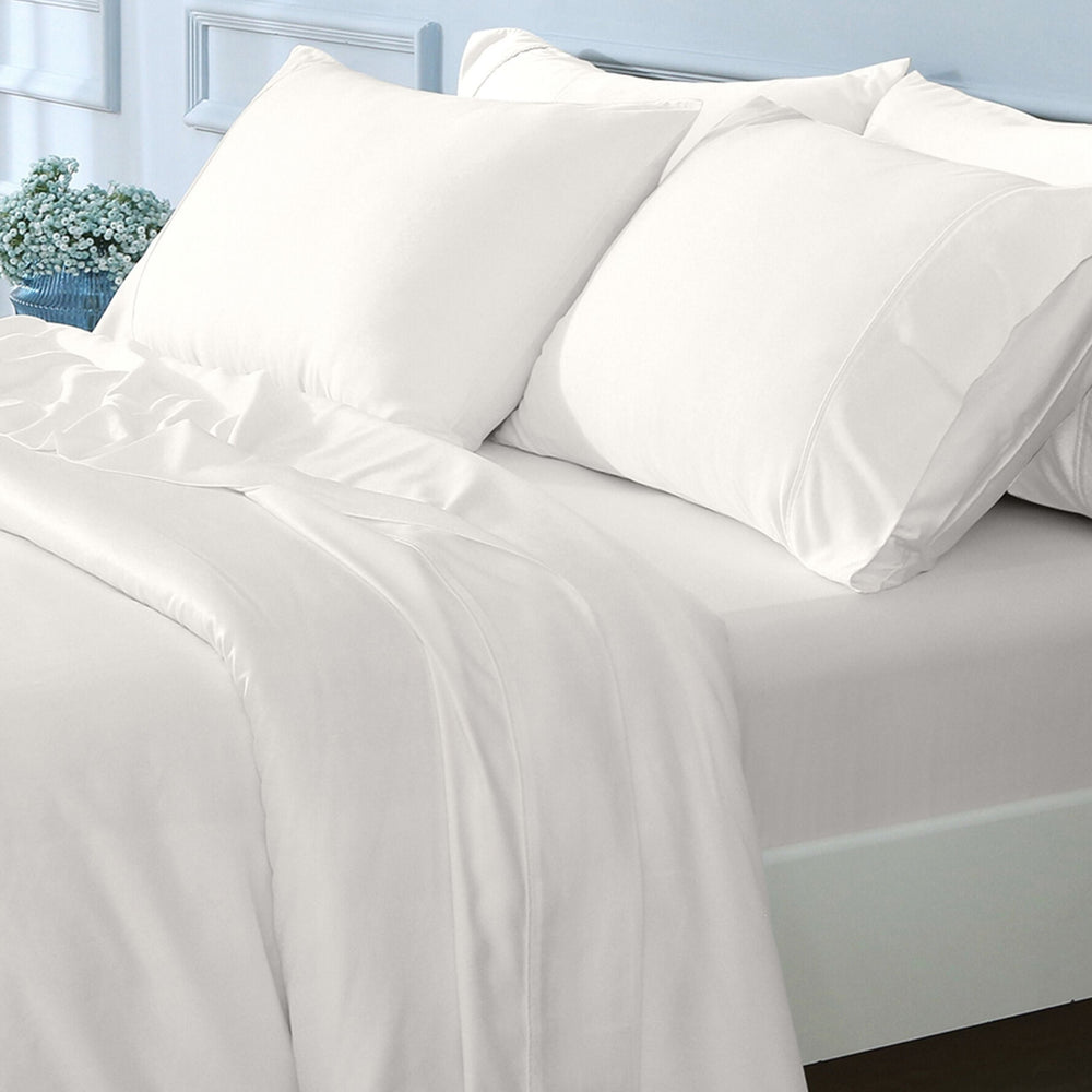 GOKOTTA pillowcases in a tidy bedroom setting, creating a warm atmosphere.