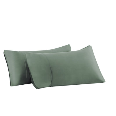 GOKOTTA Bamboo Cooling Pillow Cases Set of 2, Green