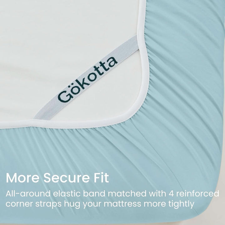 Ultra Soft Brushed Microfiber Bed Sheets Set, Baby Blue