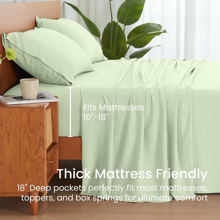 Ultra Soft Brushed Microfiber Bed Sheets Set