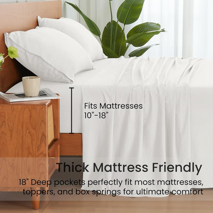 Ultra Soft Brushed Microfiber Bed Sheets Set