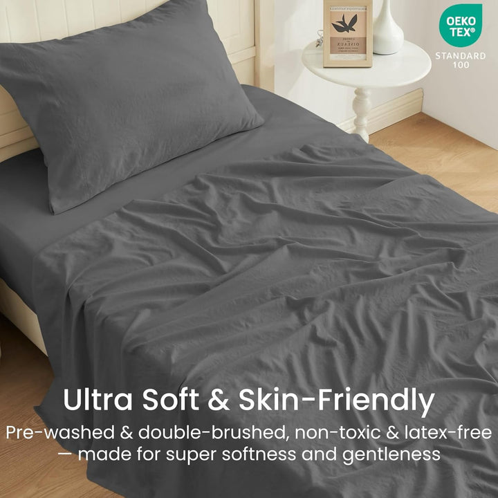 Ultra Soft Brushed Microfiber Bed Sheets Set