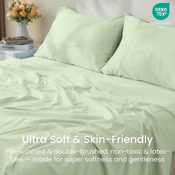 Ultra Soft Brushed Microfiber Bed Sheets Set