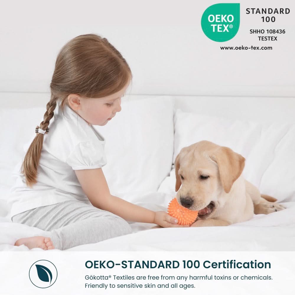 Bamboo Cooling Pillowcases Set, Cream White - GOKOTTA