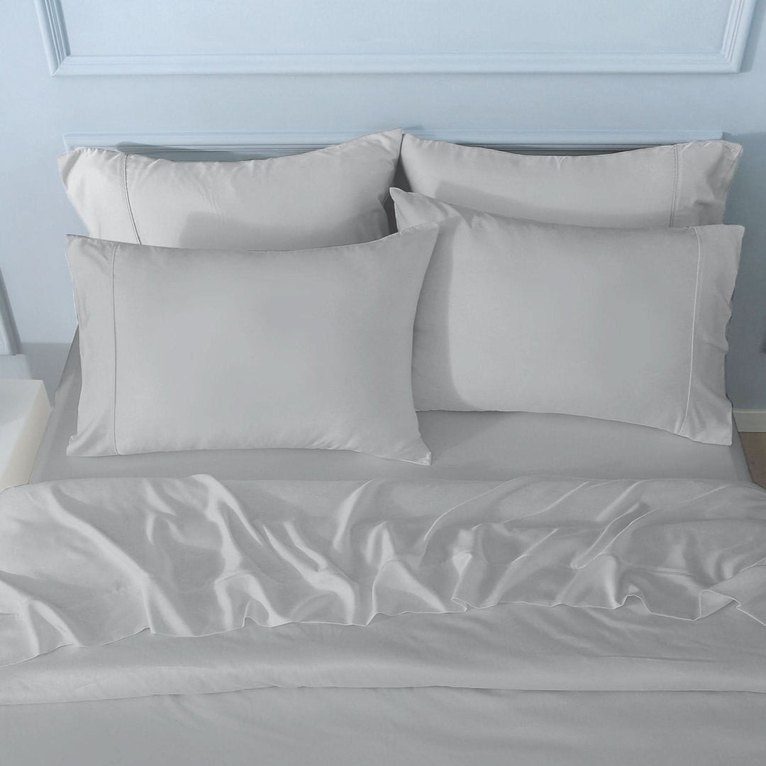 Bamboo Cooling Pillowcases Set, Grey - GOKOTTA