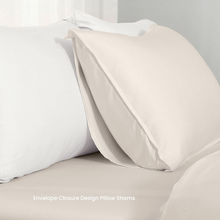 Bamboo Duvet Cover Set - Grey - GOKOTTA