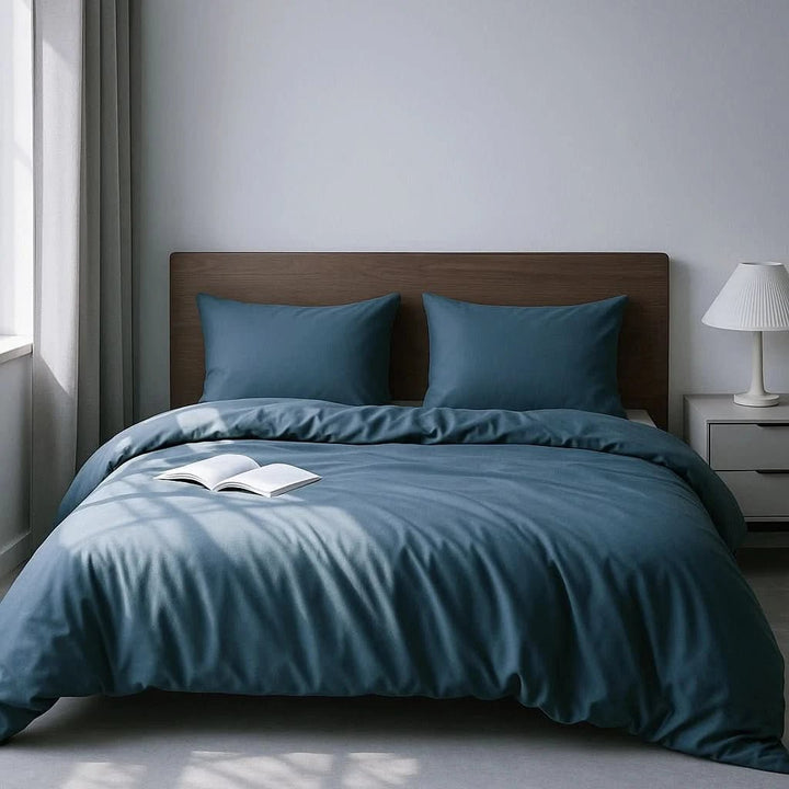Bamboo Duvet Cover Set - Grey - GOKOTTA