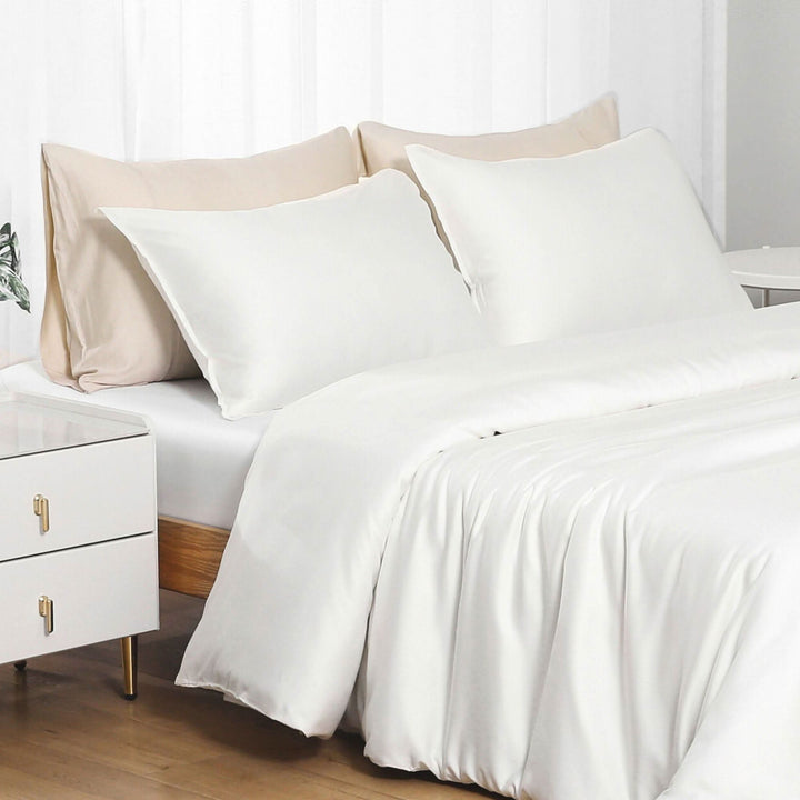 Bamboo Duvet Cover Set - Grey - GOKOTTA