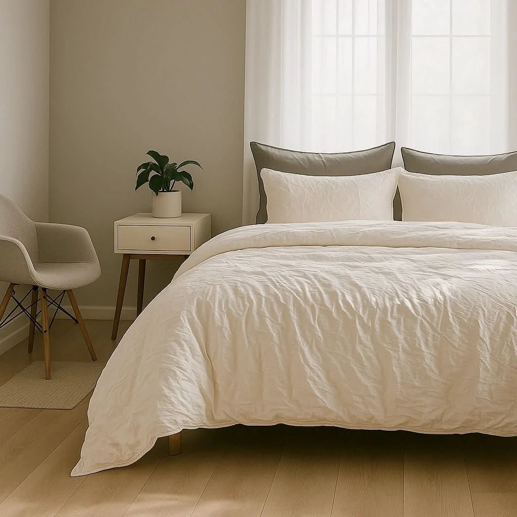 Bamboo Duvet Cover Set - Grey - GOKOTTA