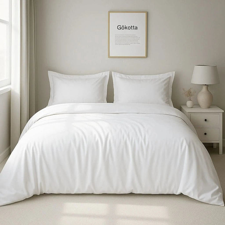 Bamboo Duvet Cover Set - Grey - GOKOTTA