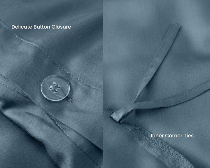 Bamboo Duvet Cover Set - Grey - GOKOTTA