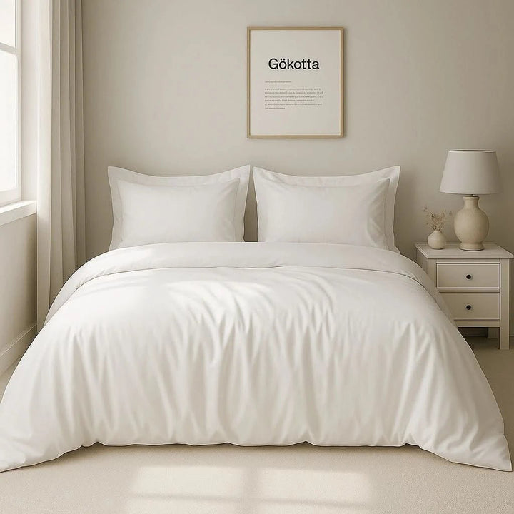 Bamboo Duvet Cover Set - Grey - GOKOTTA