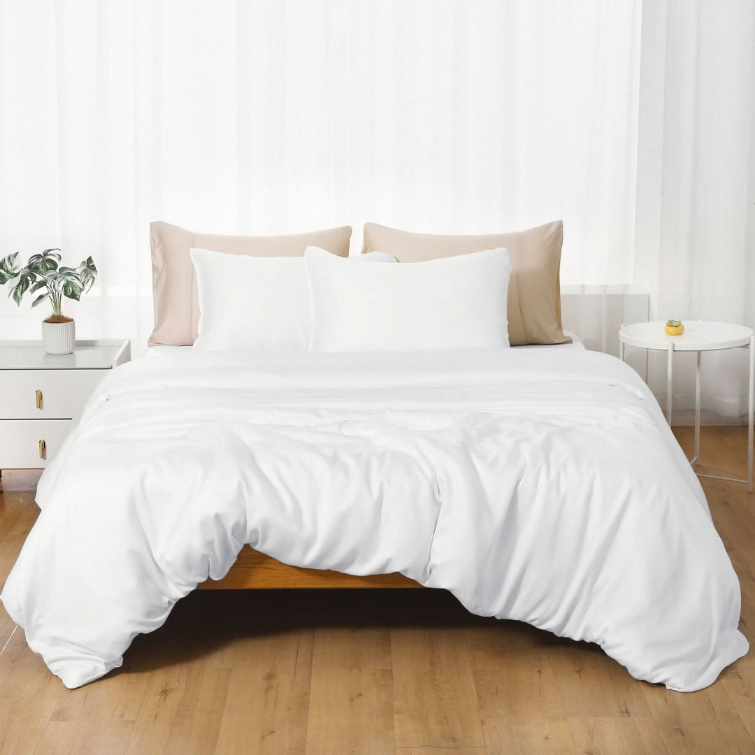 Bamboo Duvet Cover Set - Grey - GOKOTTA