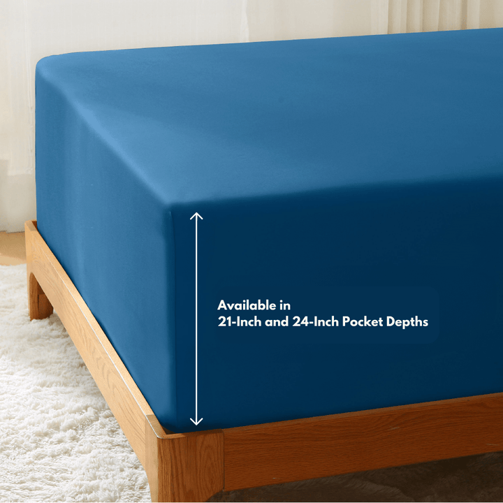 Bamboo Fitted Sheet Only - Extra Deep Pocket - GOKOTTA