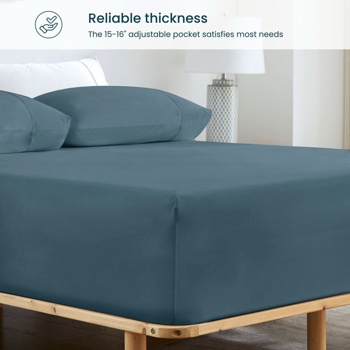 Bamboo Fitted Sheet & Pillowcase Set - GOKOTTA