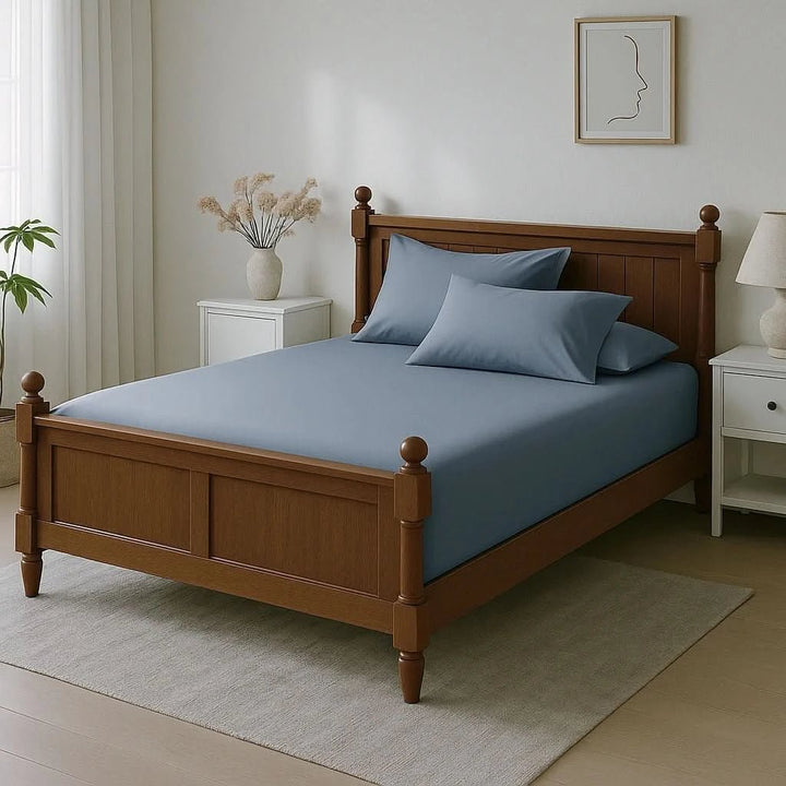 Bamboo Fitted Sheet & Pillowcase Set - GOKOTTA