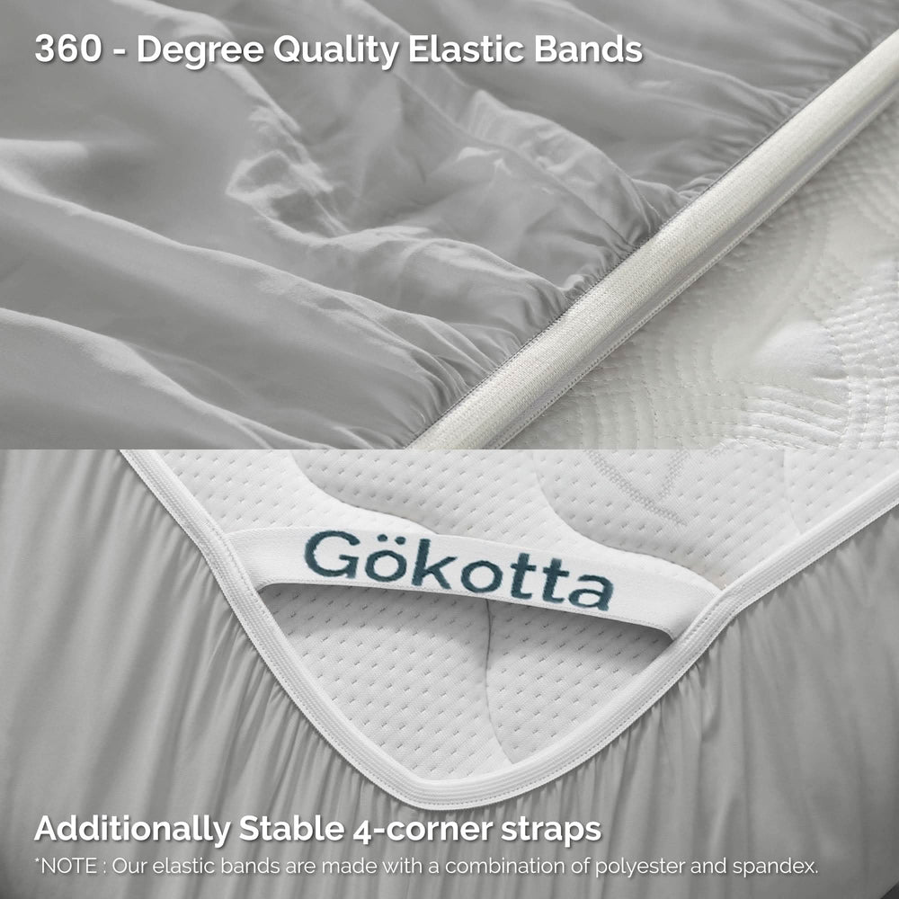 Bamboo Fitted Sheet & Pillowcase Set - GOKOTTA