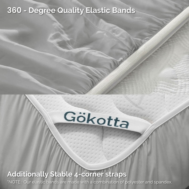 Bamboo Fitted Sheet & Pillowcase Set - GOKOTTA
