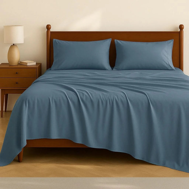 Cooling Bamboo Sheet Set, Blue