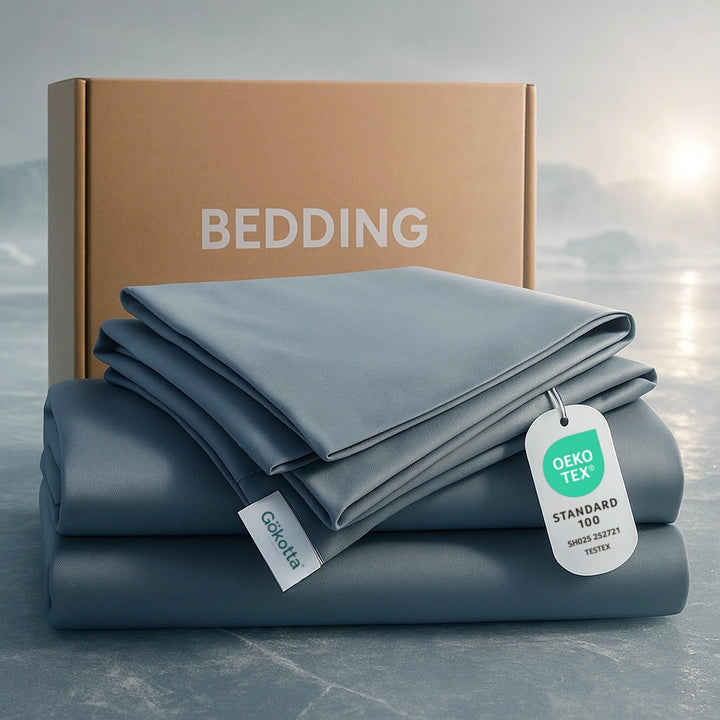Cooling Bamboo Sheet Set, Blue