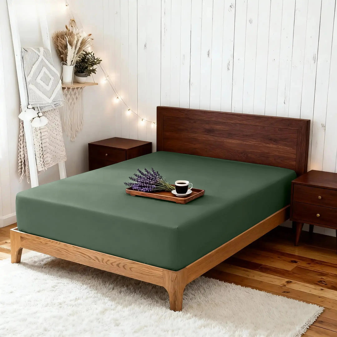 BreezeComfort Cooling Bamboo Fitted Sheet for Hot Sleepers - GOKOTTA