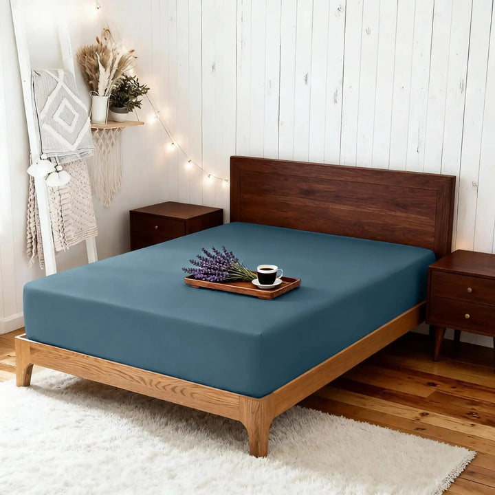 BreezeComfort Cooling Bamboo Fitted Sheet for Hot Sleepers - GOKOTTA