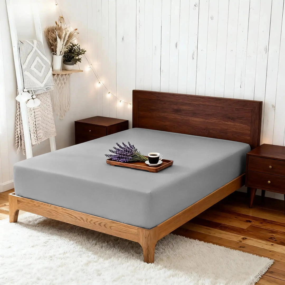 BreezeComfort Cooling Bamboo Fitted Sheet for Hot Sleepers - GOKOTTA