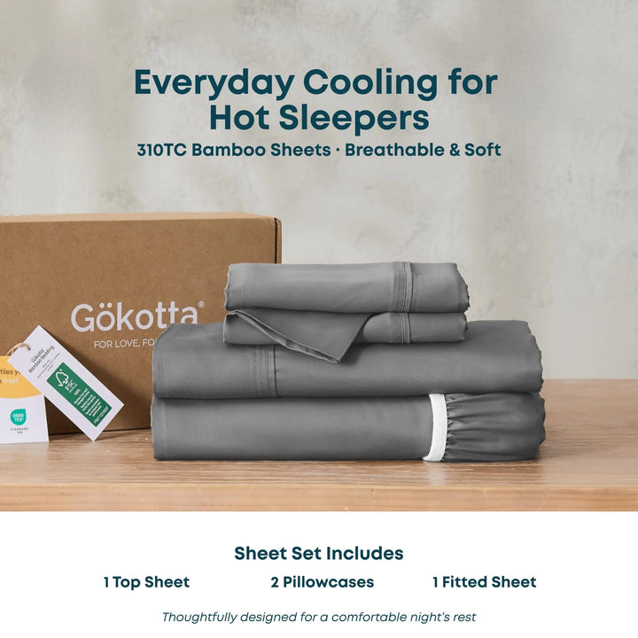 ClassicBreeze™ Bamboo Sheet Set for Hot Sleepers - GOKOTTA