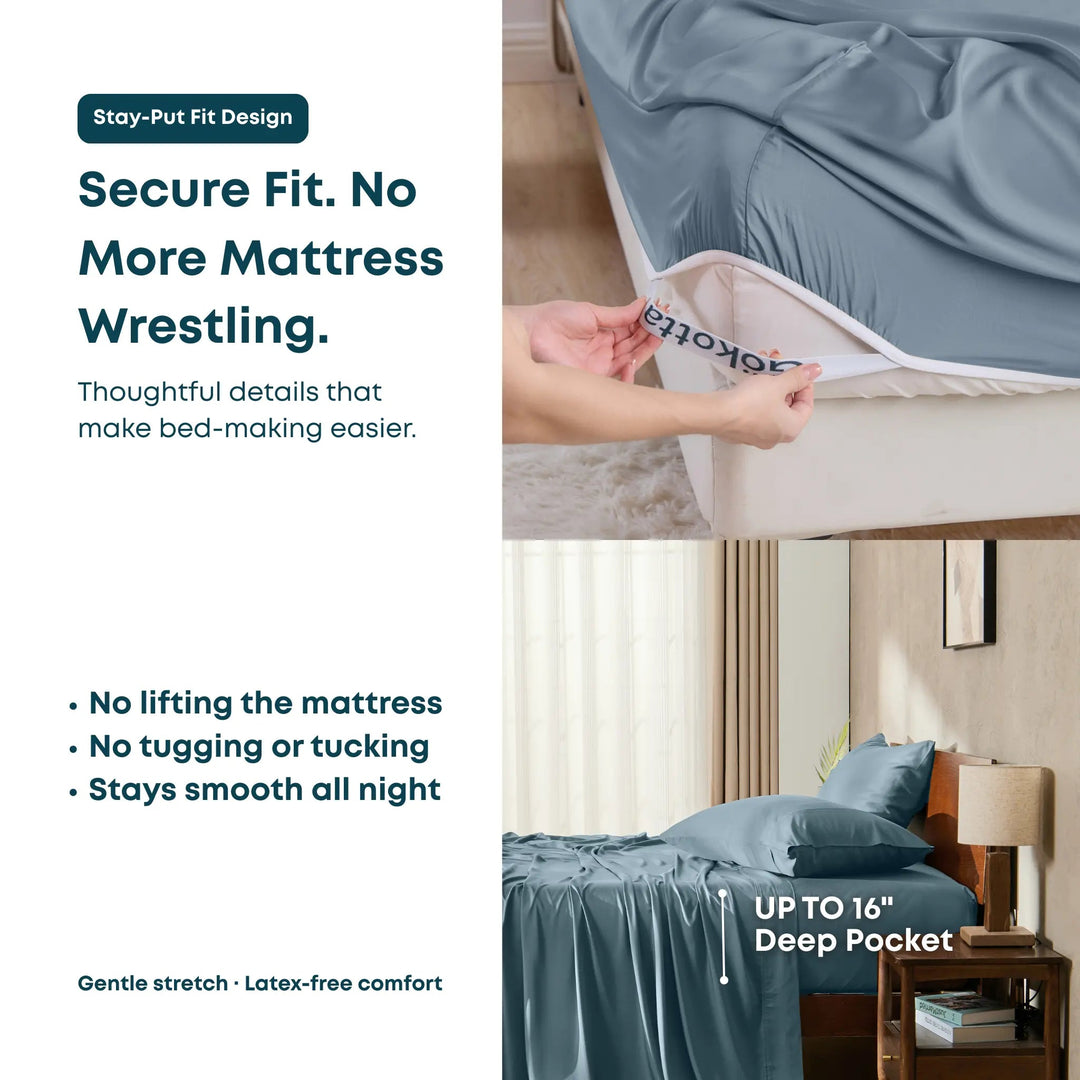 ClassicBreeze™ Bamboo Sheet Set for Hot Sleepers - GOKOTTA