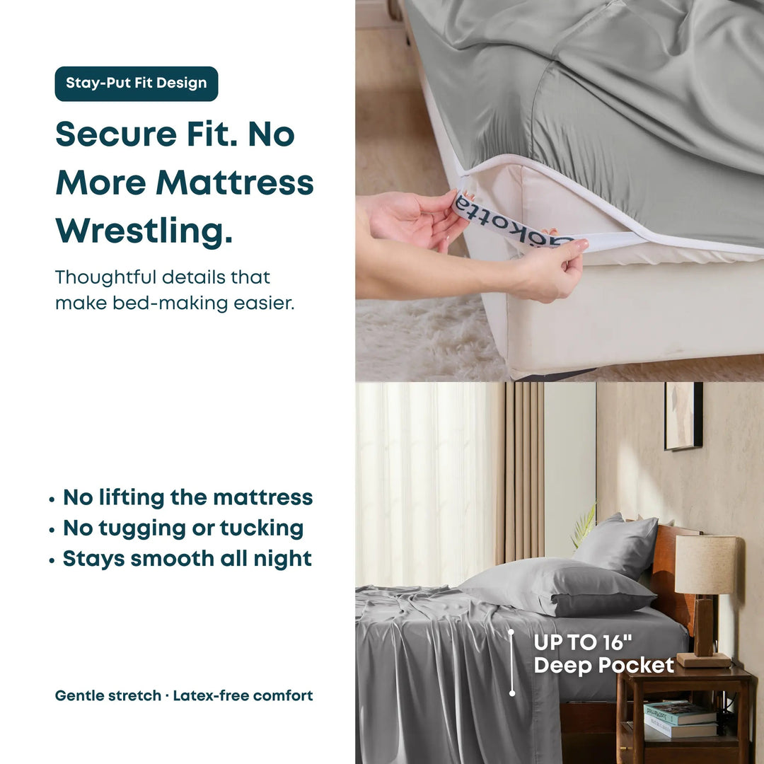 ClassicBreeze™ Bamboo Sheet Set for Hot Sleepers - GOKOTTA