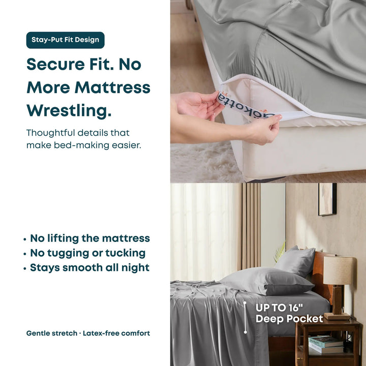 ClassicBreeze™ Bamboo Sheet Set for Hot Sleepers - GOKOTTA