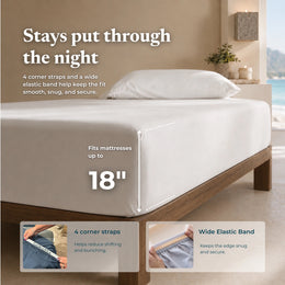 ClassicBreeze™ Bamboo Viscose Sheet Set, Charcoal - GOKOTTA